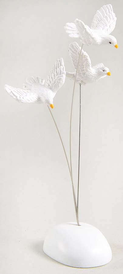 General Village Accessories White Christmas Doves - Nb930, No Box by Department 56-1