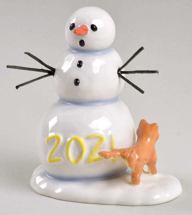 Lucky the Snowman Lucky The Snowman, 2021 - No Box by Department 56-1