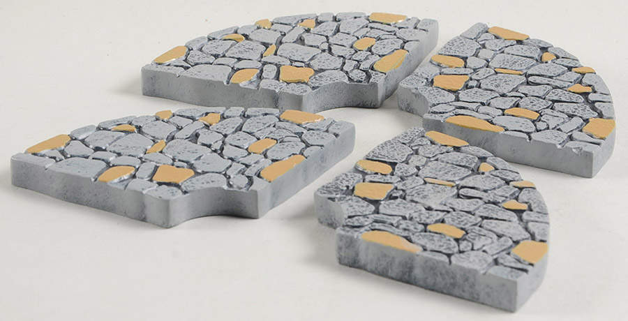 General Village Accessories Limestone Road, Curved - Nb941, No Box by Department 56-1