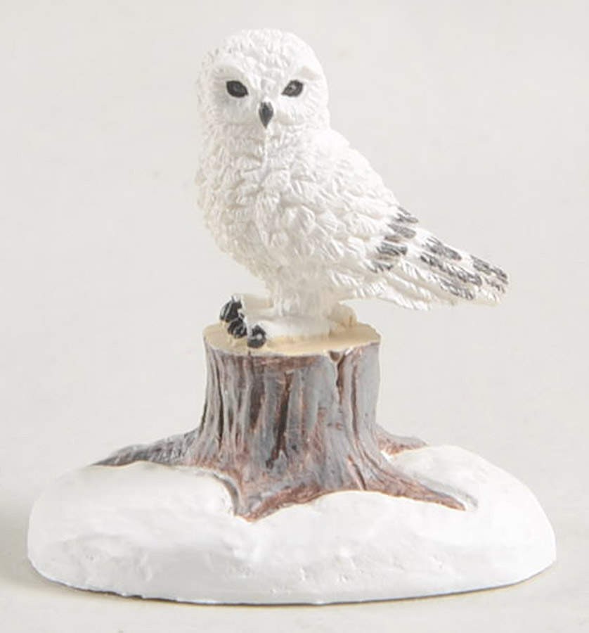 General Village Accessories White Christmas Owl - Nb932, No Box by Department 56-1