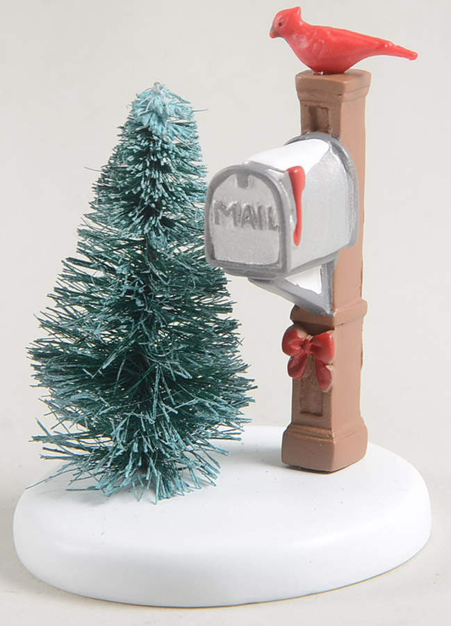 General Village Accessories Cardinal Christmas Mailbox - With Box Bx939 by Department 56-1