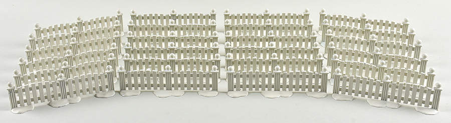 General Village Accessories White Picket Fence-Set Of 24 - Boxed by Department 56-1