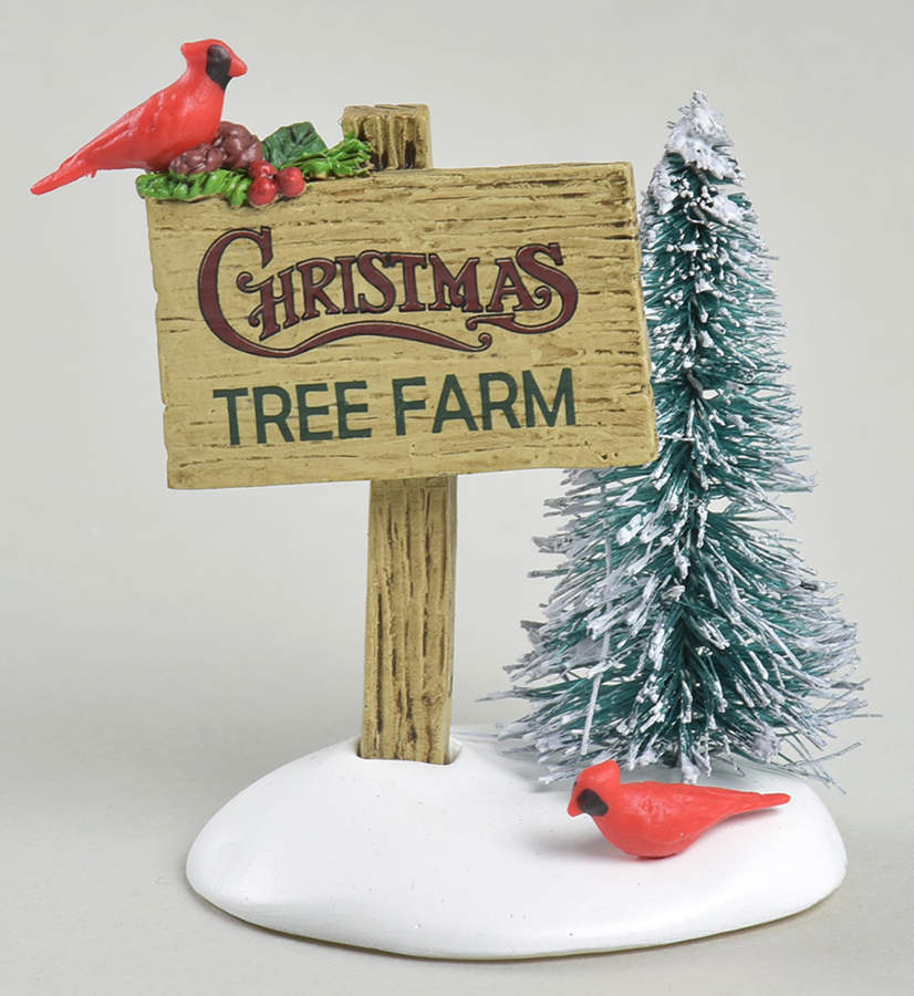 General Village Accessories Cardinal Christmas Sign - Nb953, No Box by Department 56-1