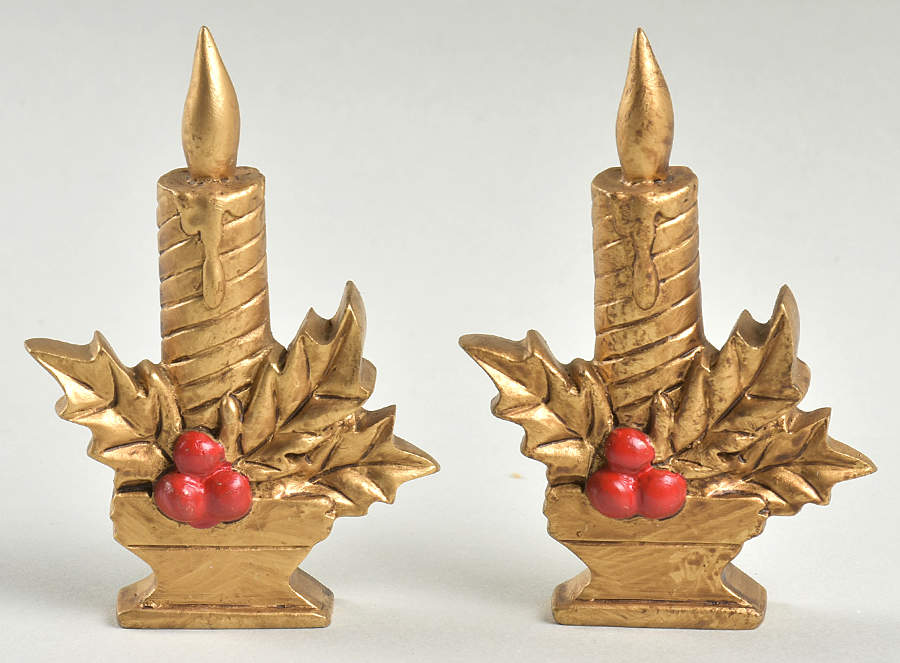 General Village Accessories Candle Greetings Set Of 2 - With Box Bx950 by Department 56-1