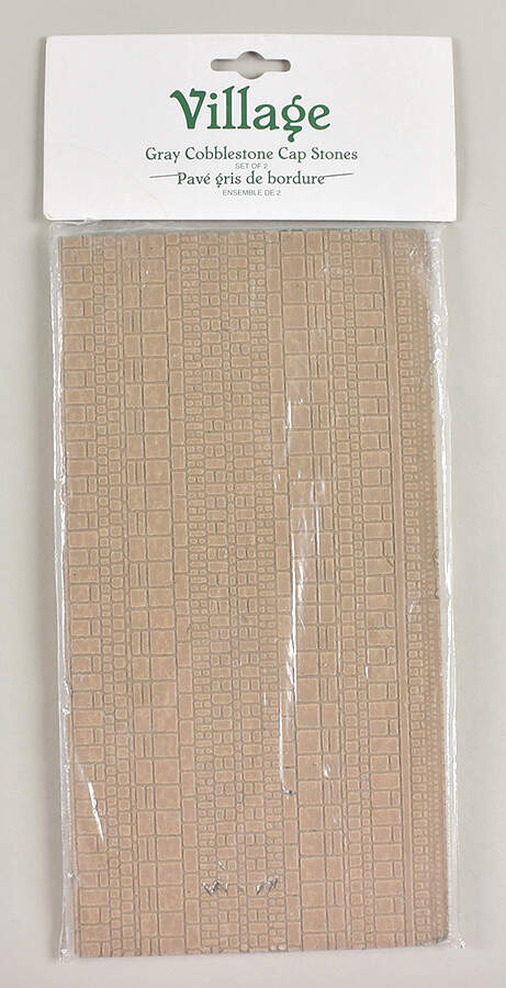 General Village Accessories Gray Cobblestone Capstones - With Box Bx344 by Department 56-1