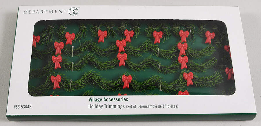 General Village Accessories Holiday Trimmings - Boxed by Department 56-1