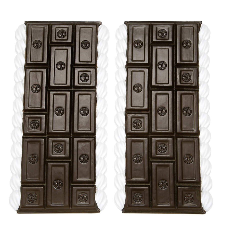 General Village Accessories Cocoa & Cream Road Set Of 2 - With Box Bx984 by Department 56-1