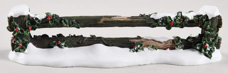 General Village Accessories Holly Split Rail Fence Single - No Box by Department 56-1