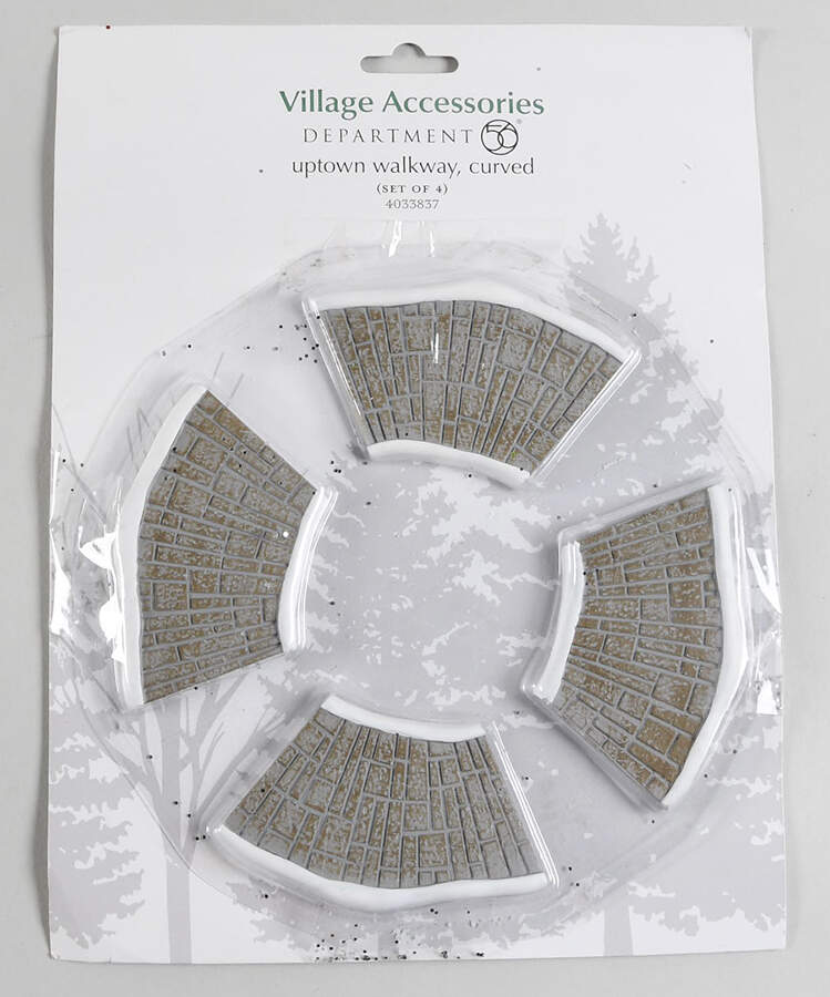 General Village Accessories Uptown Walkway - Curved - Nb745, No Box by Department 56-1