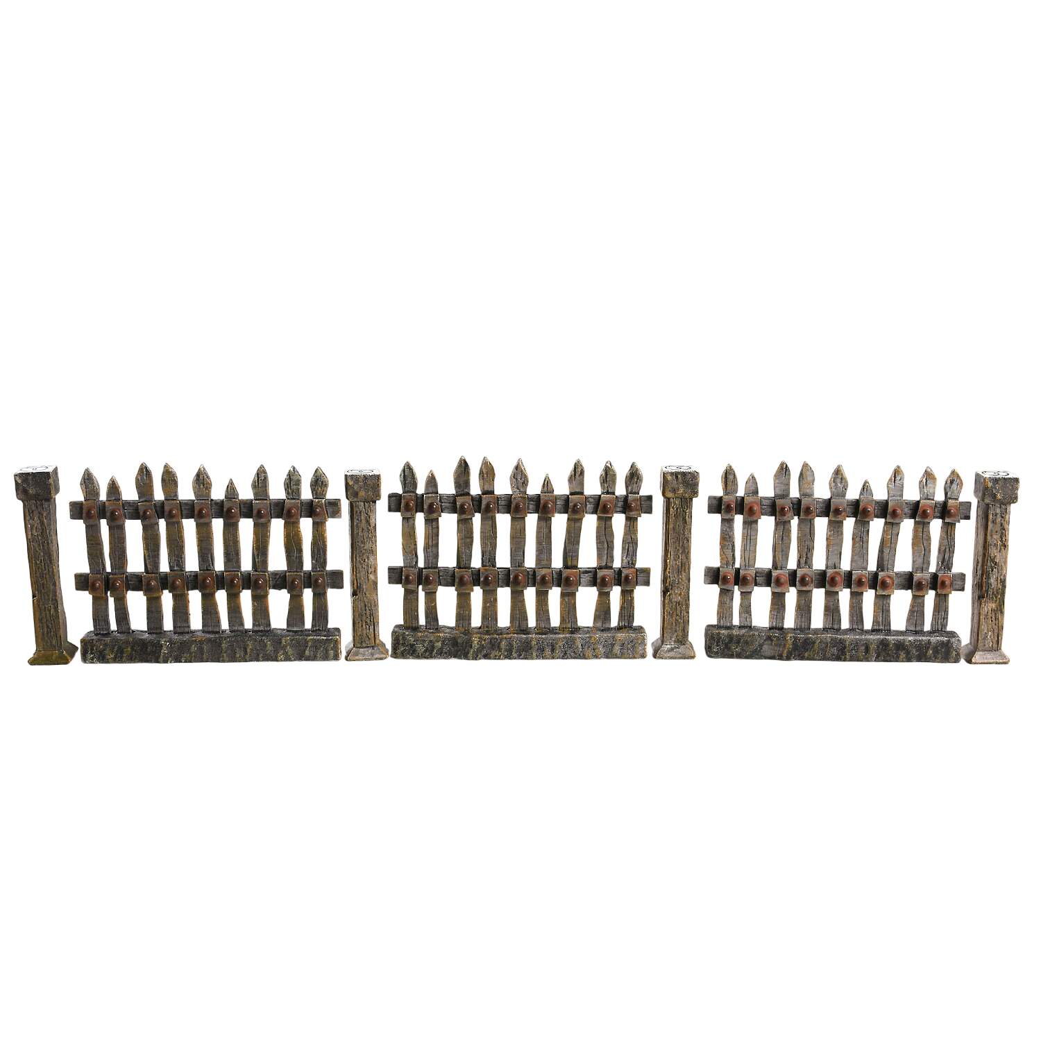 General Village Accessories Village Line Fence Set Of 7 - With Box Bx998 by Department 56-1