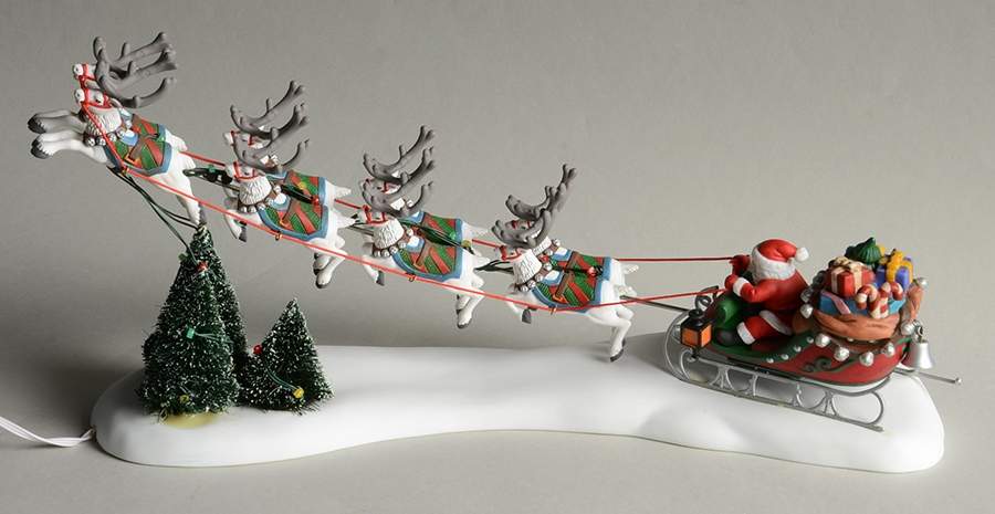 General Village Accessories Santa's Sleigh - Boxed by Department 56-1