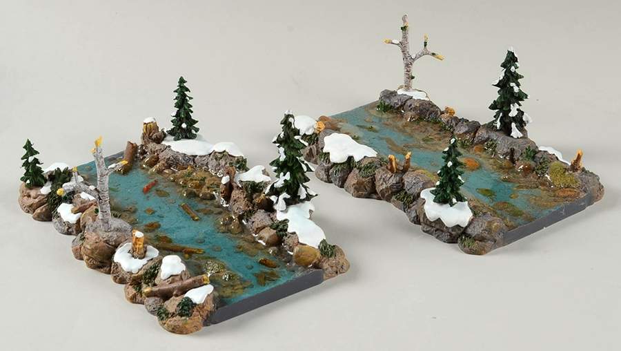 General Village Accessories Mountain Creek Straight Section - Boxed by Department 56-1