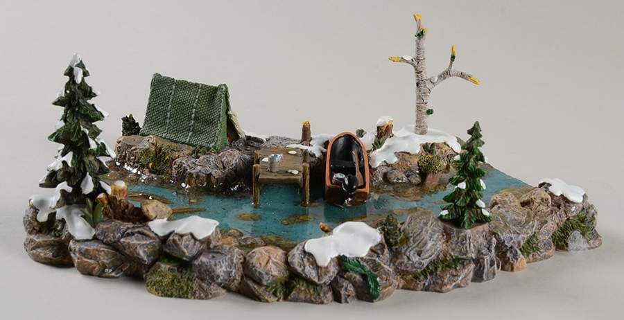 General Village Accessories Mountain Creek Curved Section - Boxed by Department 56-1