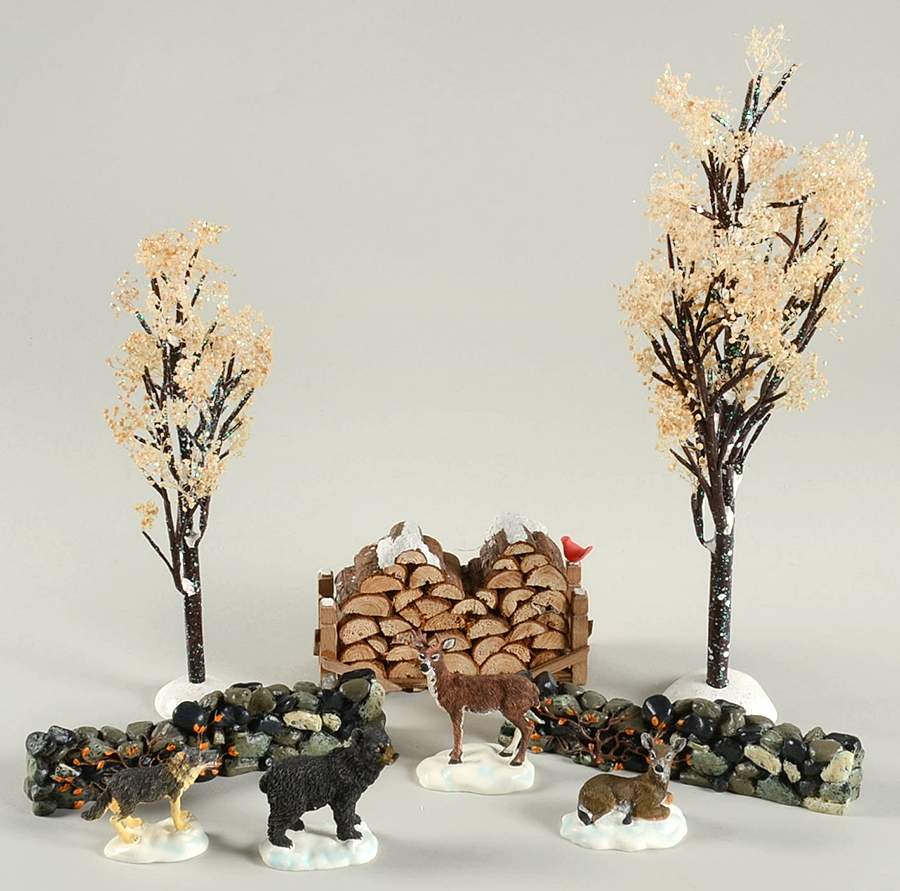 General Village Accessories Woodland Landscape Set - Boxed by Department 56-1