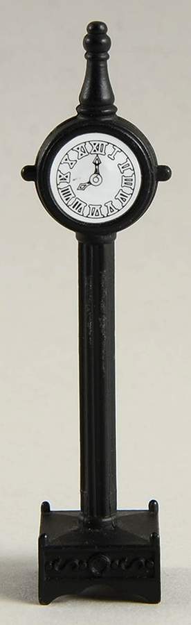 General Village Accessories Town Clock-Black - No Box by Department 56-1
