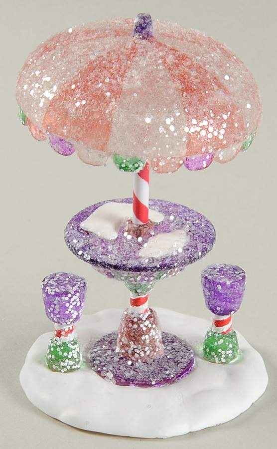 General Village Accessories Gumdrop Park Cafe Table - Nb793, No Box by Department 56-1