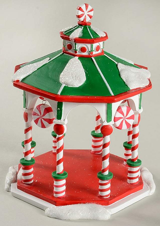 General Village Accessories Peppermint Gazebo - Nb790, No Box by Department 56-1