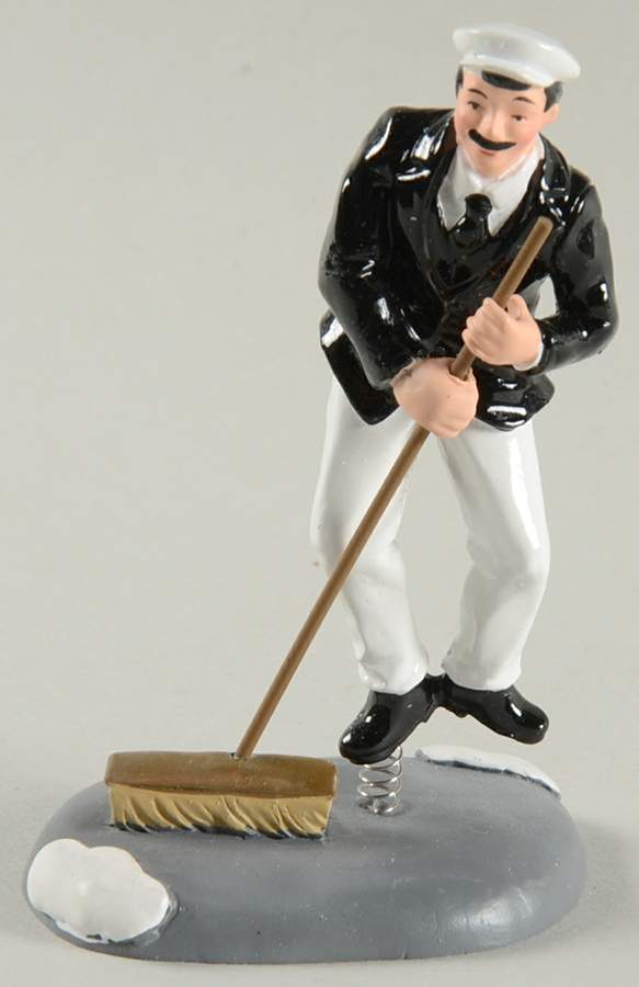 General Village Accessories Merry Street Sweeper - Nb779, No Box by Department 56-1