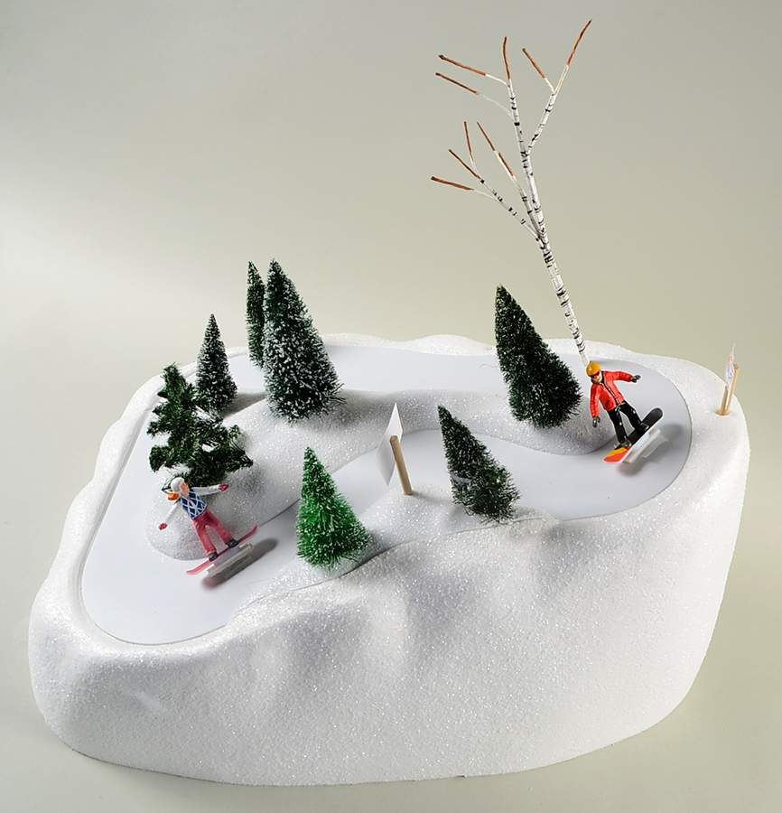 General Animated Accessories Snowboard Hill - Boxed by Department 56-1