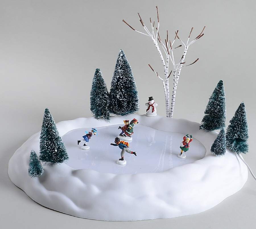General Animated Accessories Animated Skating Pond - Boxed by Department 56-1