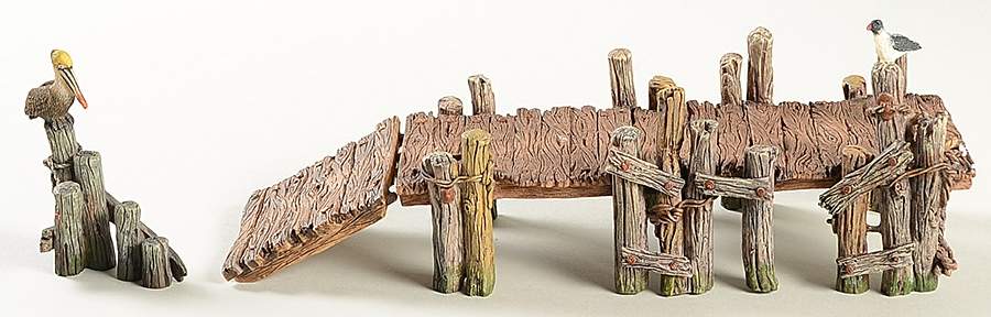 General Village Accessories Wooden Pier - With Box Bx347 by Department 56-1