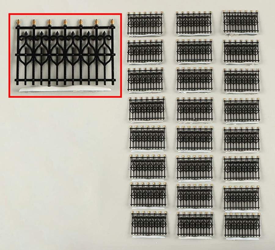 General Village Accessories Victorian Wrought Iron Fence Extensions - Boxed by Department 56-1