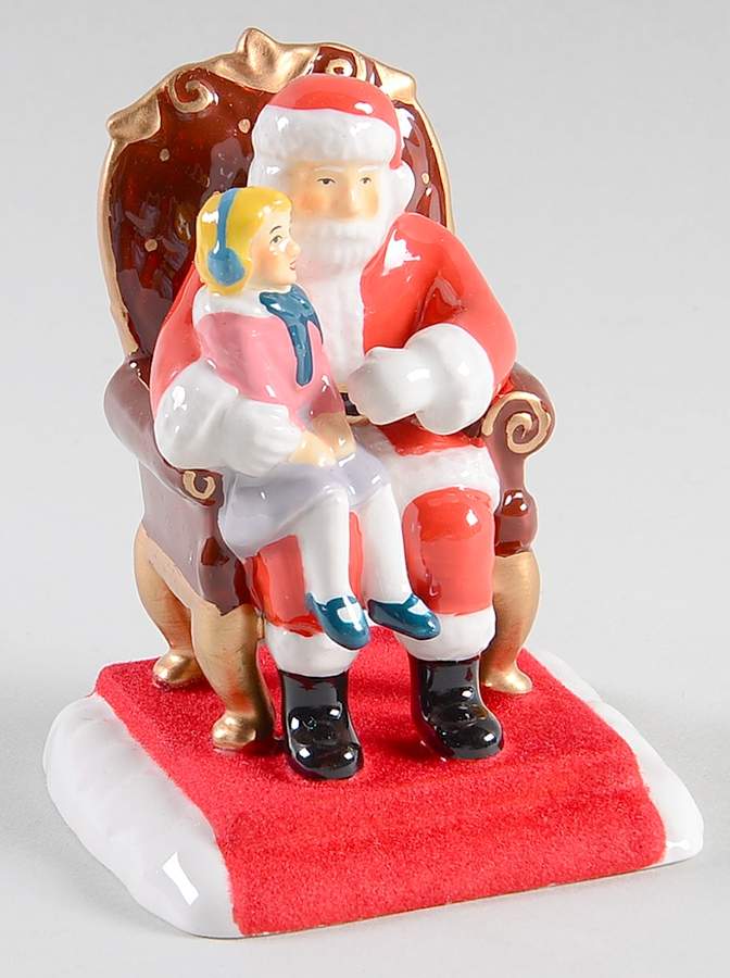 General Village Accessories Pictures With Santa - With Box Bx821 by Department 56-1