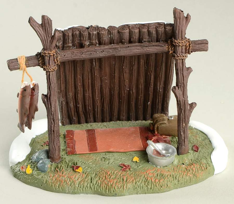 General Village Accessories Woodland Lean-To - With Box Bx866 by Department 56-1