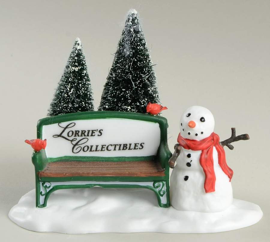 General Village Accessories Village Park Bench-Lorrie's Collectibles - No Box by Department 56-1