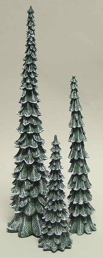 General Village Tree Accessories Pencil Pines-Set Of 3 - Boxed by Department 56-1