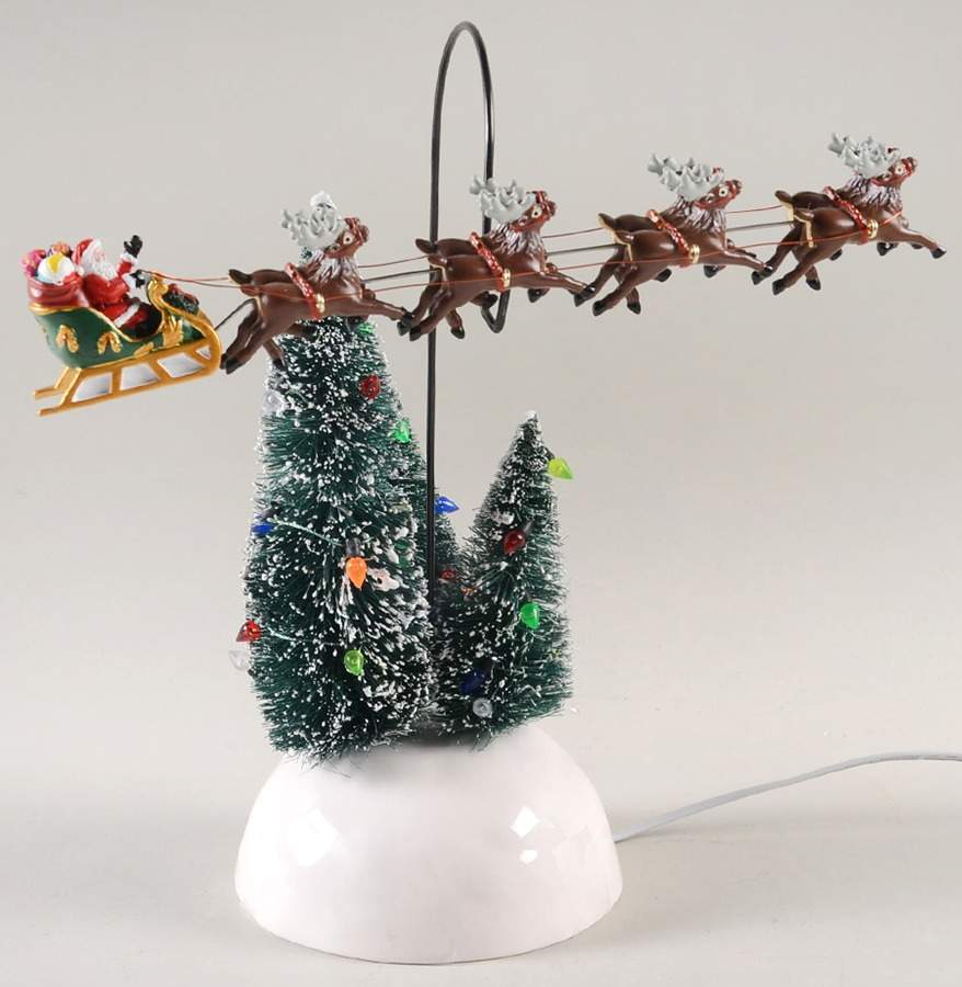 General Animated Accessories Up, Up & Away Flying Sleigh - Boxed by Department 56-1