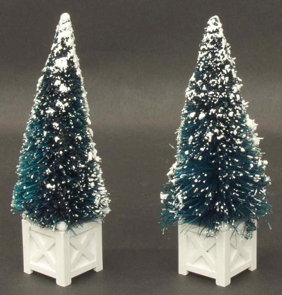 General Village Tree Accessories Potted Topiary Pair - Boxed by Department 56-1