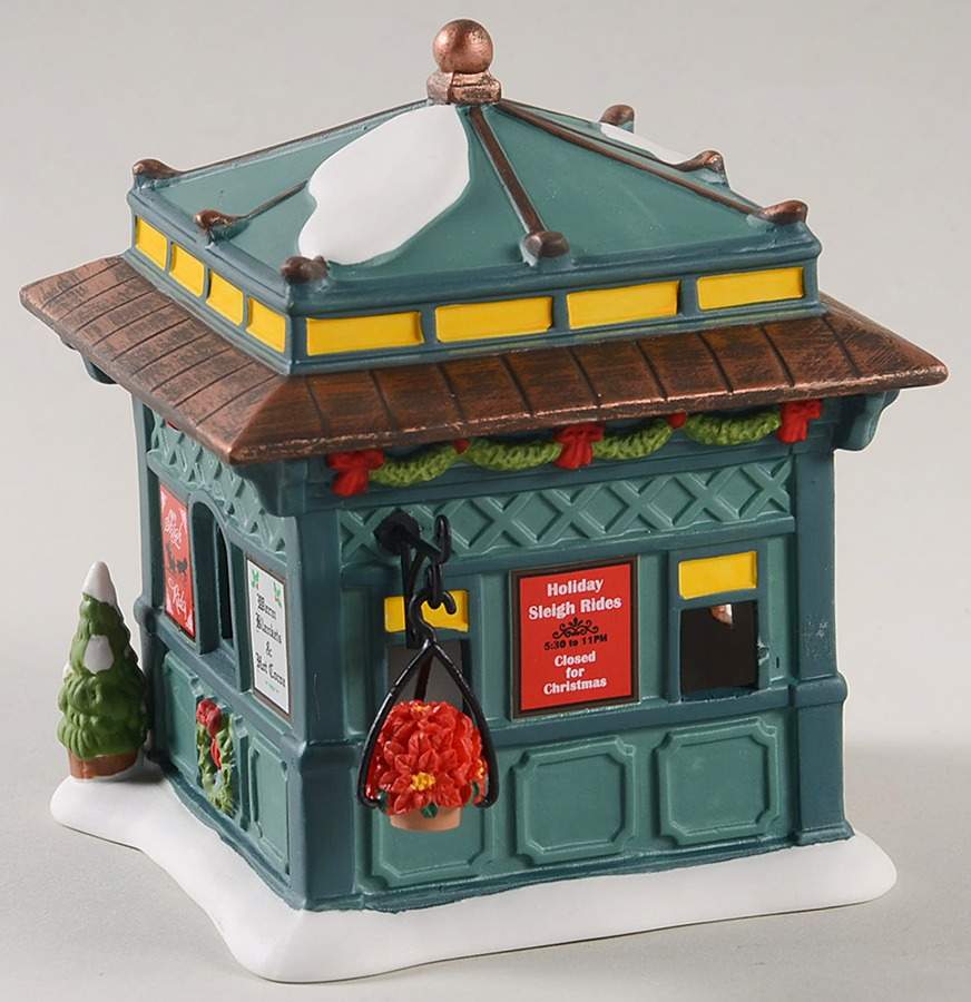 General Village Accessories Classic Christmas Kiosk - With Box Bx857 by Department 56-1
