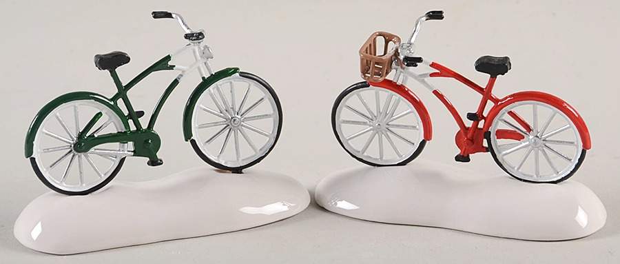 General Village Accessories Christmas Bikes - Nb854, No Box by Department 56-1