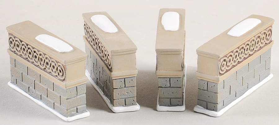 General Village Accessories Classic Christmas Walls - With Box Bx865 by Department 56-1