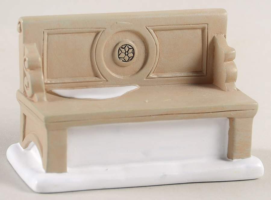 General Village Accessories Classic Christmas Bench - Nb861, No Box by Department 56-1