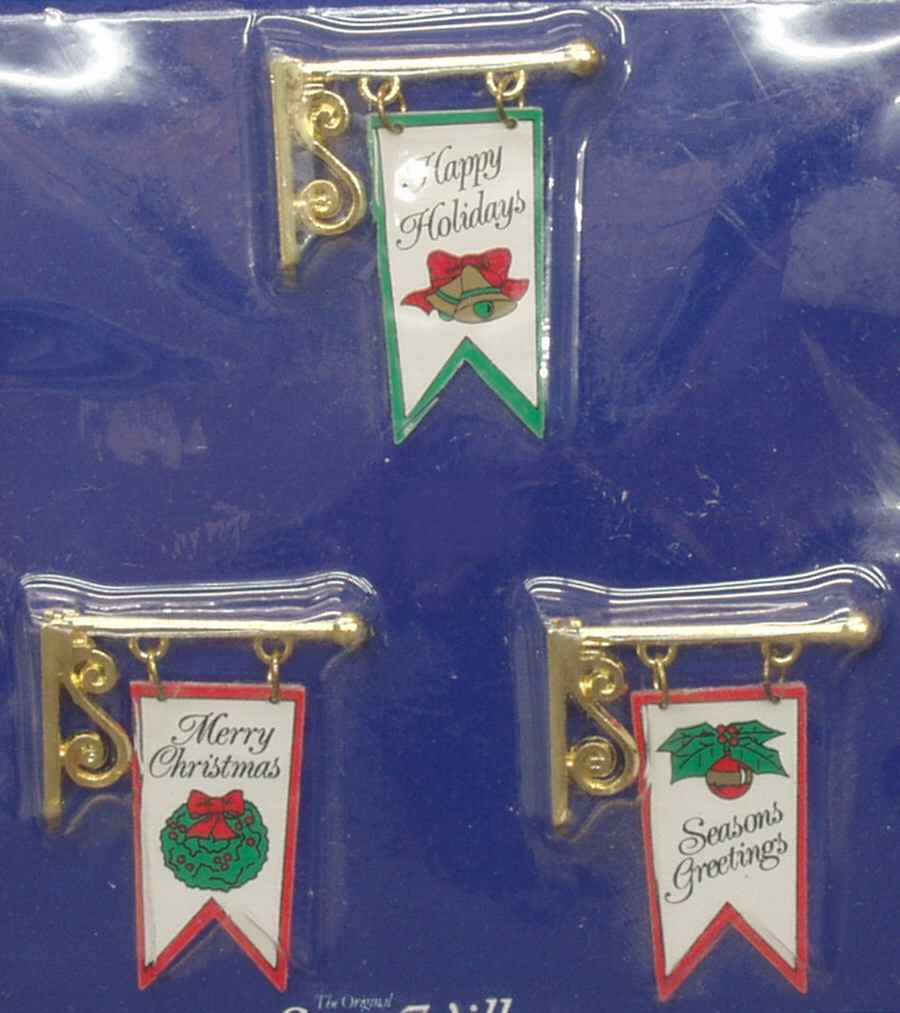 General Village Accessories Greetings - With Box by Department 56-1