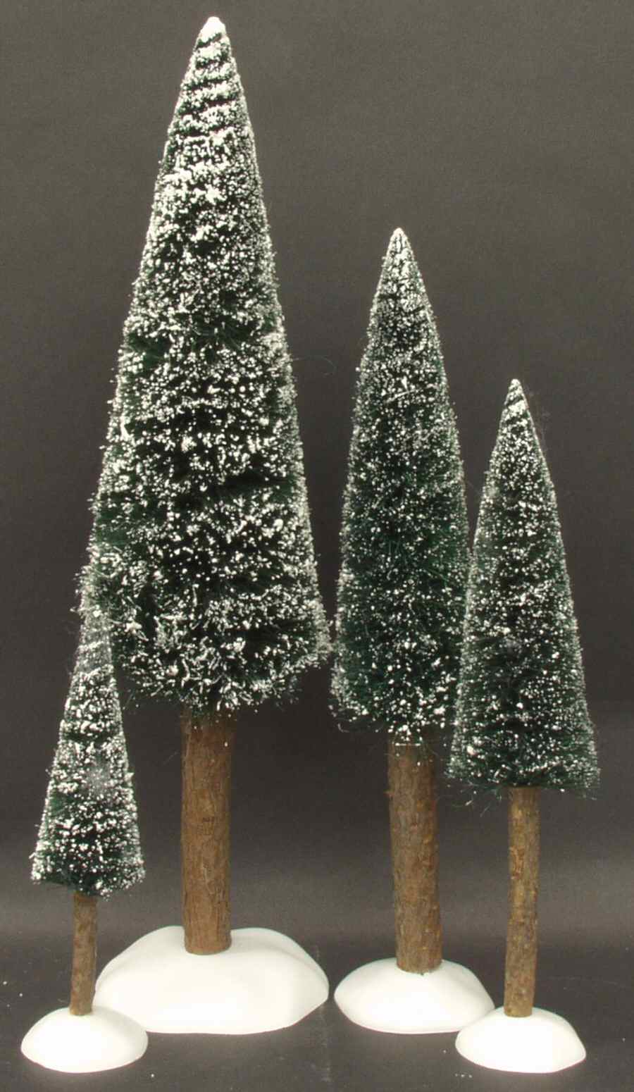 General Village Tree Accessories Frosted Fir Trees - Boxed by Department 56-1