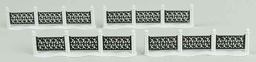 General Village Accessories Wrought Iron Fence-Set Of 4 - Boxed by Department 56-1