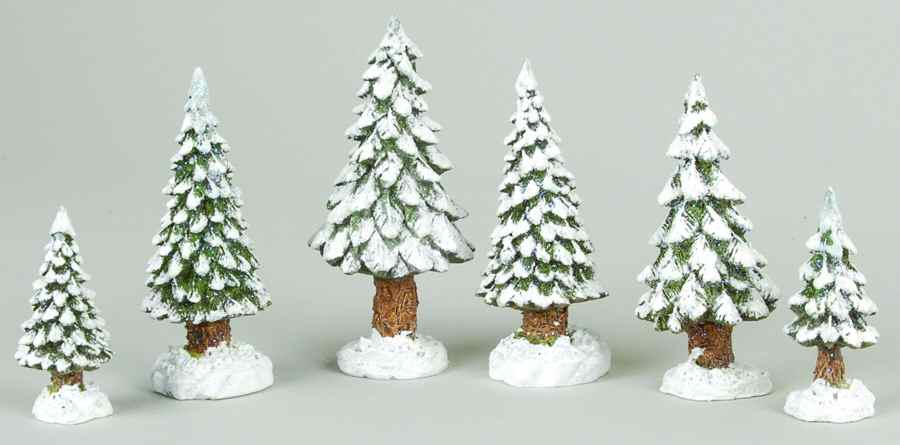 General Village Tree Accessories Snowy Evergreen Trees Small - Boxed by Department 56-1
