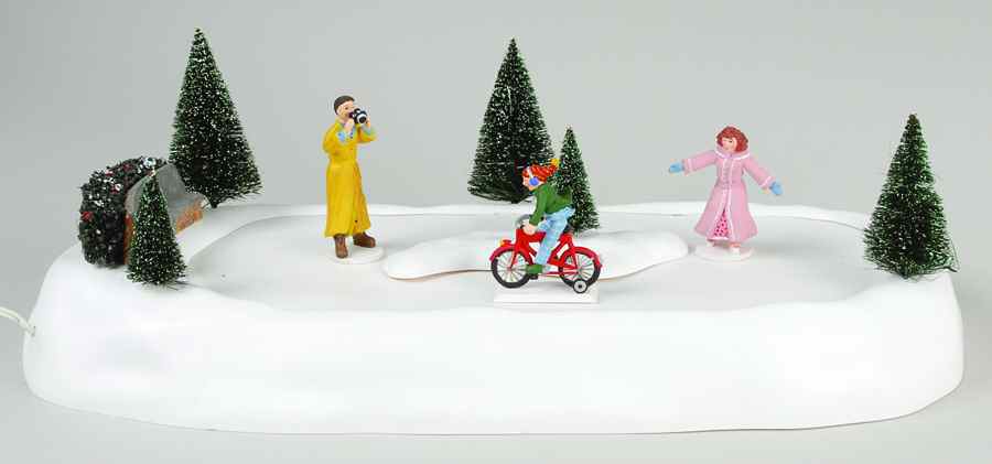 General Animated Accessories A New Bike For Christmas - With Box by Department 56-1