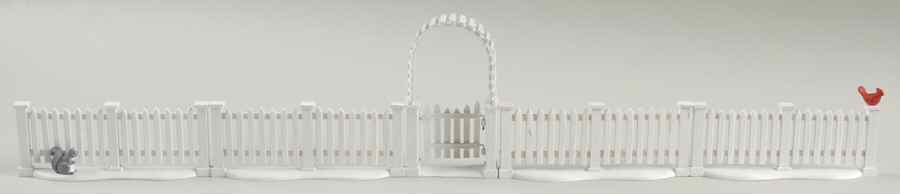 General Village Accessories White Picket Fence With Gate - No Box by Department 56-1