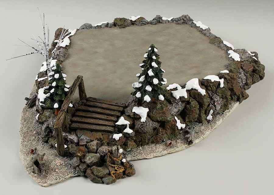General Village Accessories Craggy Cliff Platform - With Box Bx351 by Department 56-1