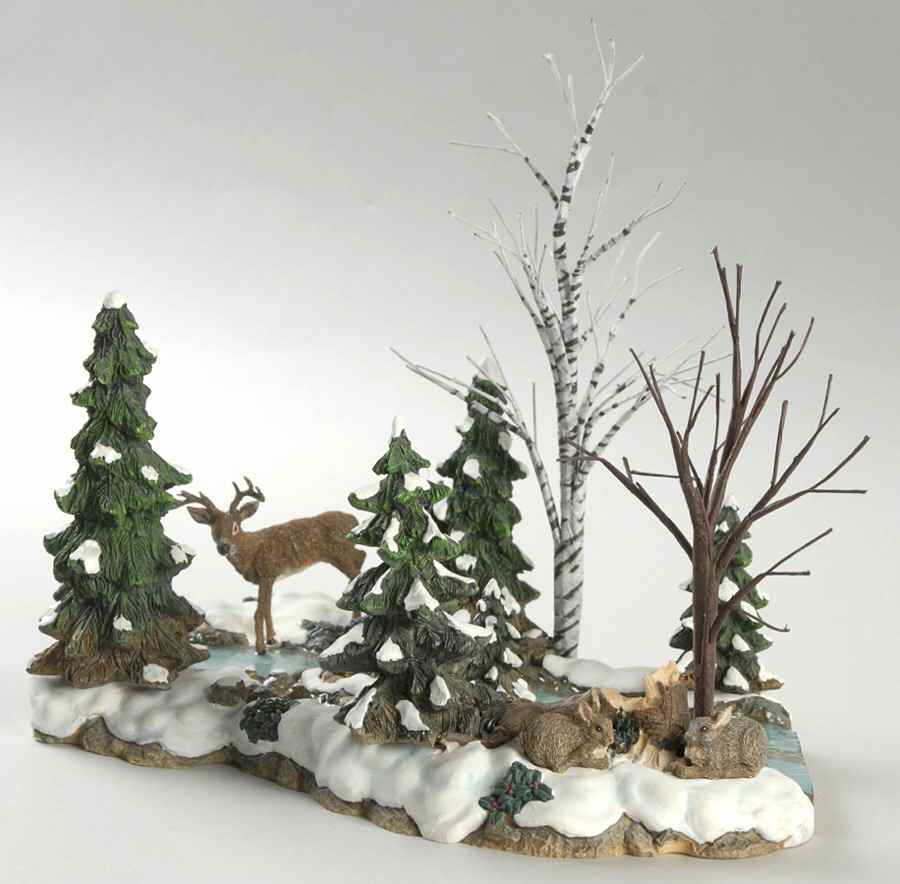General Village Accessories Mill Creek Woodland Animals - With Box Bx331 by Department 56-1