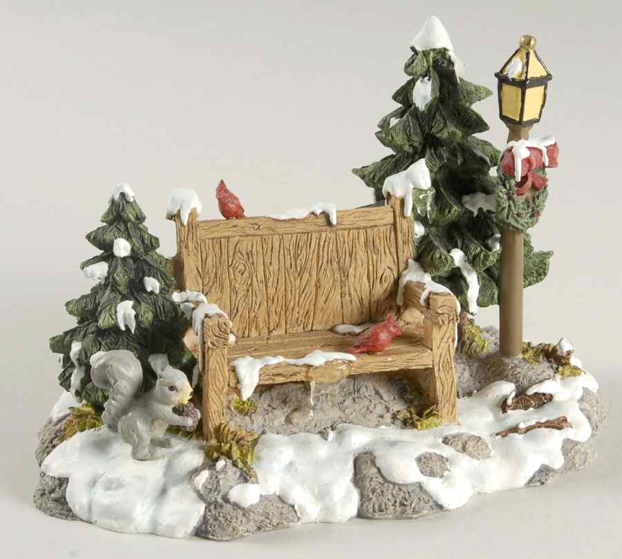 General Village Accessories Mill Creek Park Bench - No Box by Department 56-1