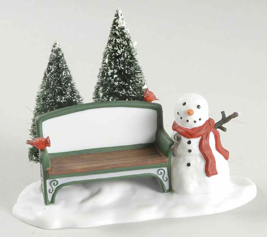 General Village Accessories Our Own Village Park Bench - Boxed by Department 56-1