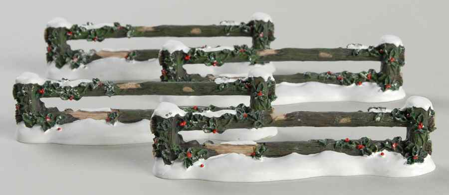 General Village Accessories Holly Split Rail Fence - Boxed by Department 56-1
