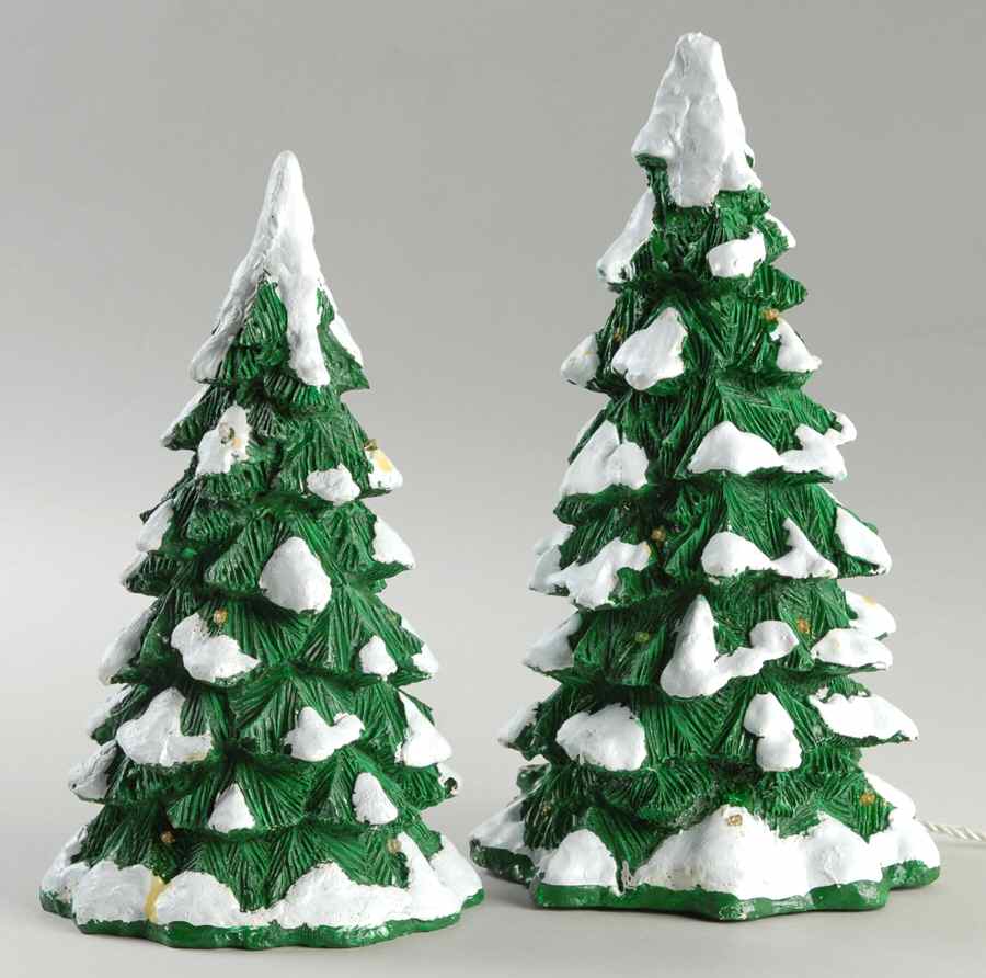 General Village Tree Accessories Lighted Trees-Set Of 2 - No Box by Department 56-1
