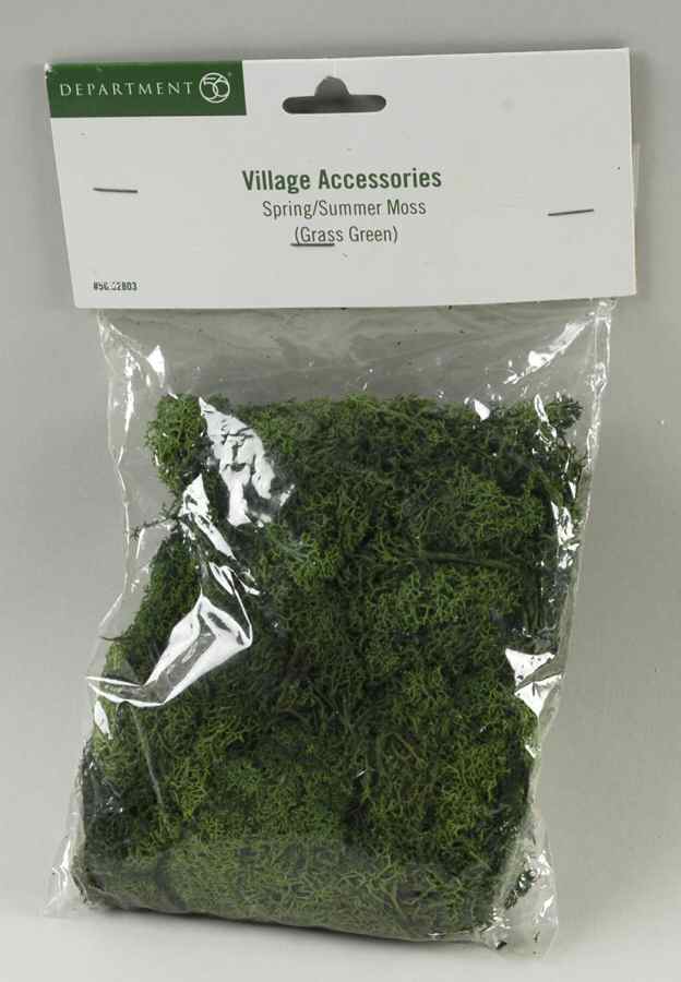 General Village Accessories Spring/Summer Moss - No Box by Department 56-1