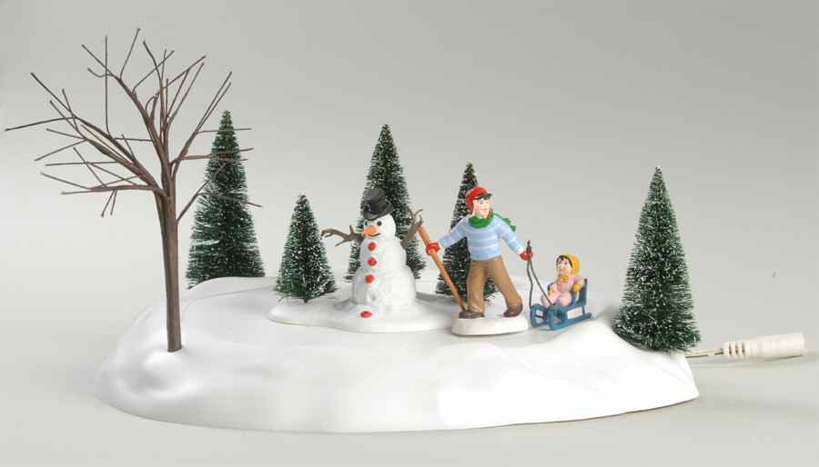 General Animated Accessories Winter Sled Ride - Boxed by Department 56-1